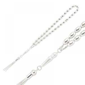 Arpa Kesim 925 Ayar Gümüş Tesbih MY1011043