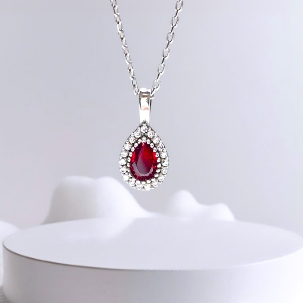 Damla Montür Gümüş Kolye MY102449K