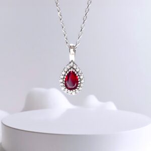 Damla Montür Gümüş Kolye MY102449K