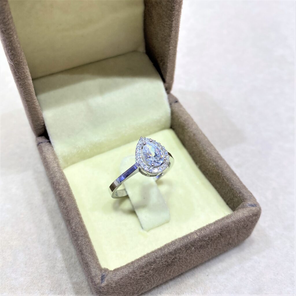 Damla Montürlü Gümüş Yüzük MY102553