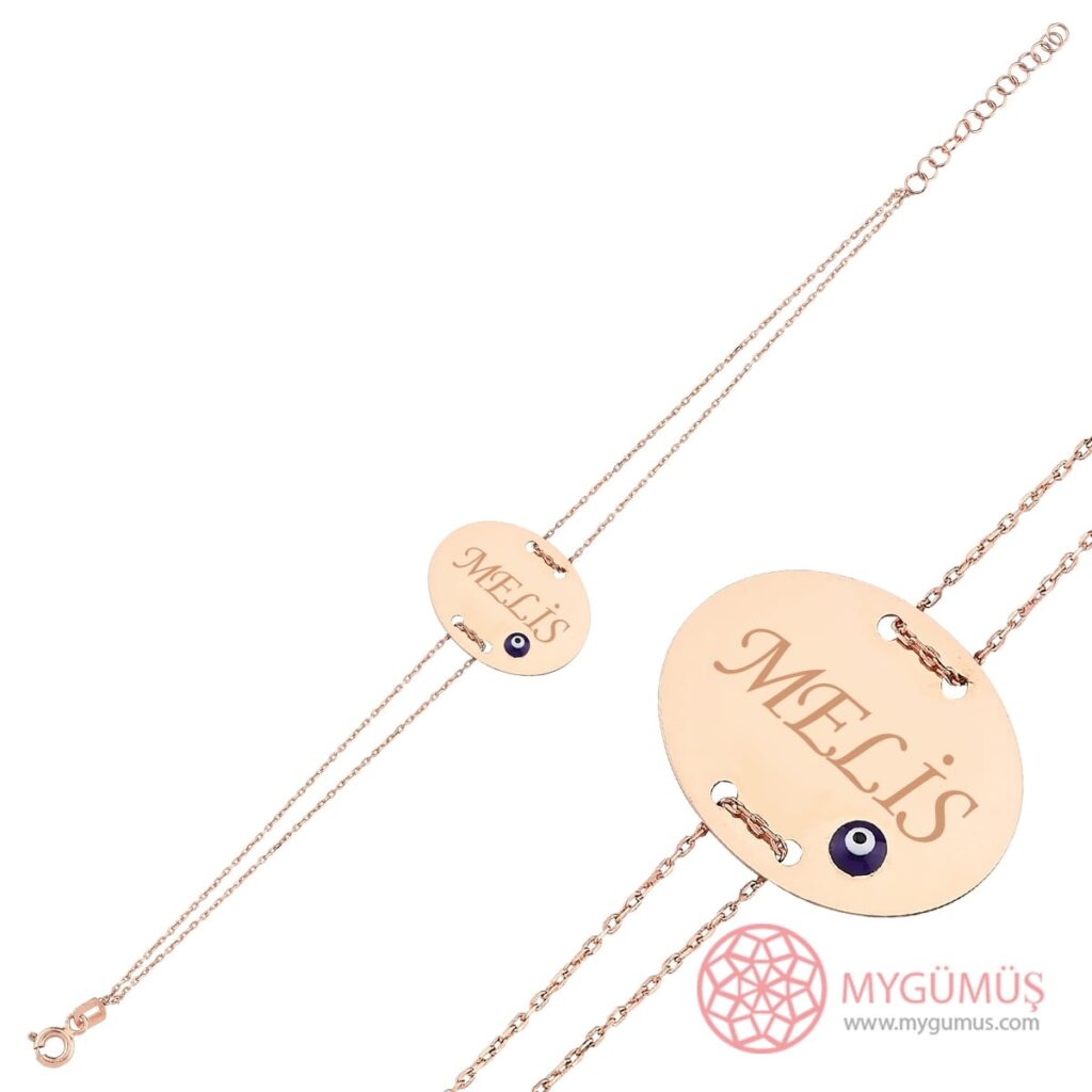 İsme Özel Bayan Gümüş Bileklik MY101440