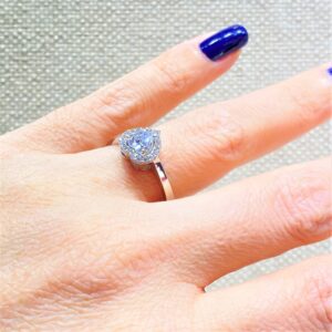 Kalp Montürlü Gümüş Yüzük MY102552