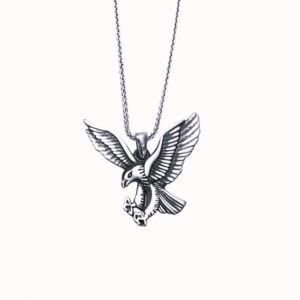 Kartal Figürlü Erkek Gümüş Kolye MY102086