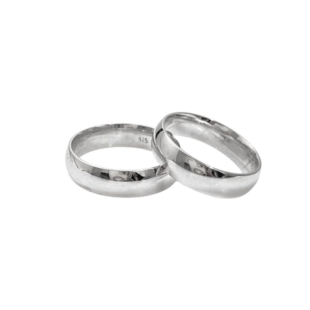 Klasik Gümüş Alyans 6mm MY102356