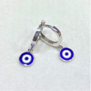 Sallantılı Nazar Gümüş Küpe MY102547