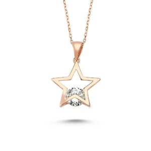 Tektaş Yıldız Gümüş Kolye MY101303