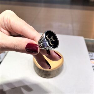 Üç Hilal Erkek Gümüş Yüzük MY102215