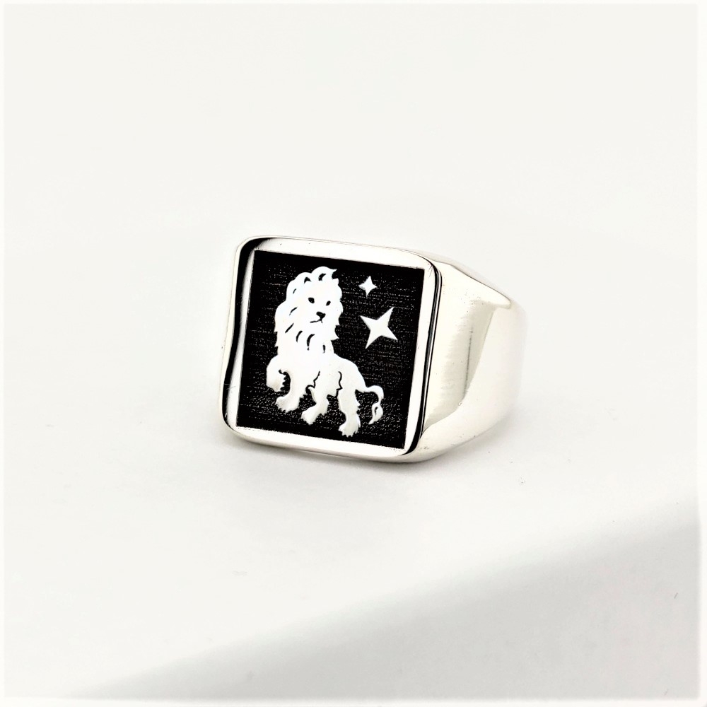 Yeni Burçlar Erkek Gümüş Yüzük MY102561